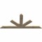 Ekena Millwork Saratoga Rough Sawn Timber Gable Bracket, Douglas Fir, 84"W x 38"H x 2"D x 6"F, 11/12 Pitch GBW084X38X0206SAR00RDF - alternate 2